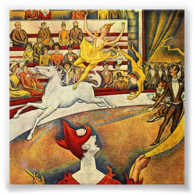 Foto Le Cirque ( El Circo ) de Georges Seurat (Frente)