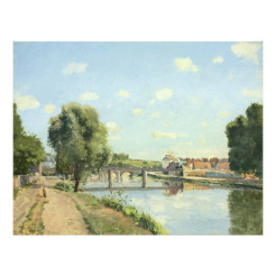 Foto Le Pont Du Chemin De Fer Camille Pissarro