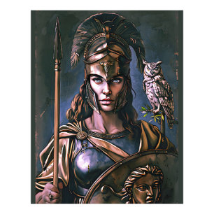 Foto "Lealtad Feroz de Atenea" Retrato Colorido