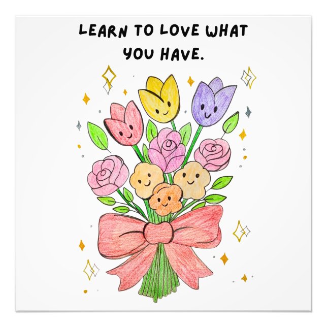 Foto Learn to live what u love (Frente)