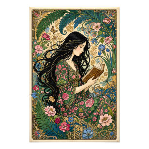 Foto Lectura en el jardín Art Nouveau