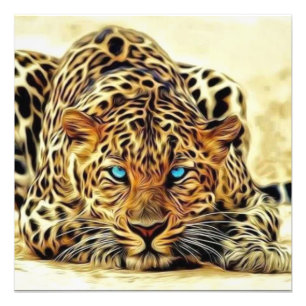 Foto Leopardo del ojo azul