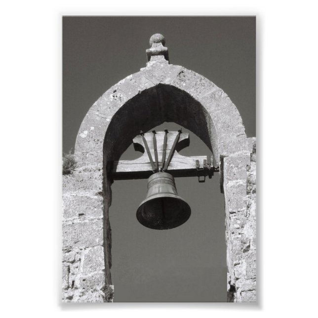 Foto Letra alfabética fotografía A4 blanco y negro 4x6 (Frente)