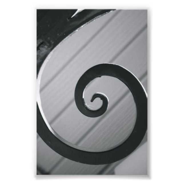 Foto Letra alfabética fotografía G3 negro y blanco 4x6 (Frente)