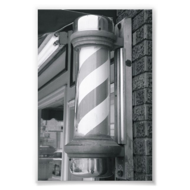 Foto Letra alfabética fotografía I4 blanco y negro 4x6 (Frente)