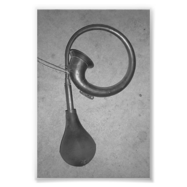 Foto Letra alfabética fotografía P3 negro y blanco 4x6 (Frente)