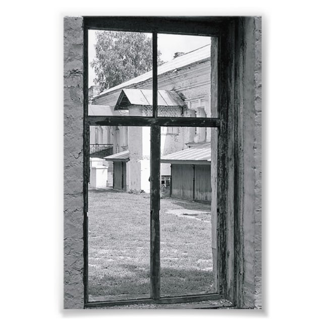 Foto Letra alfabética fotografía T7 blanco y negro 4x6 (Frente)