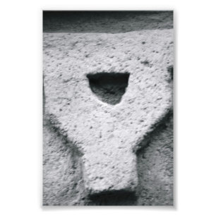 Foto Letra alfabética fotografía Y3 negro y blanco 4x6
