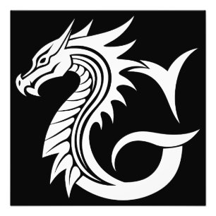 Foto Letra G de estilo dragón, alfabeto de dragón, mono