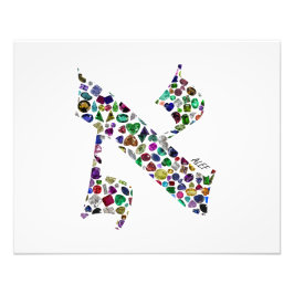 Foto Letra hebrea ALEF