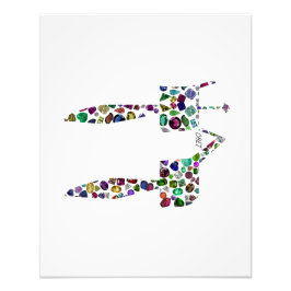 Foto Letra hebrea 'CHET'