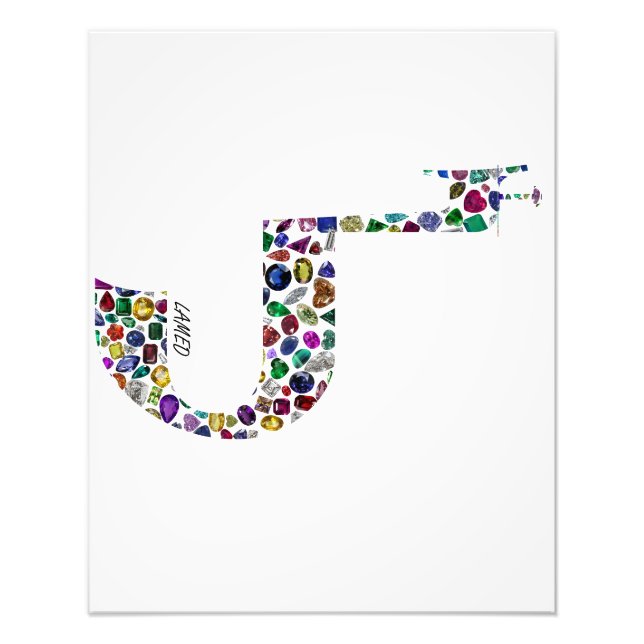 Foto Letra 'LAMED' (Frente)