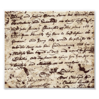 Foto Letra vintage antigua