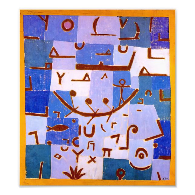 Foto Leyenda del Nilo | Paul Klee | (Frente)