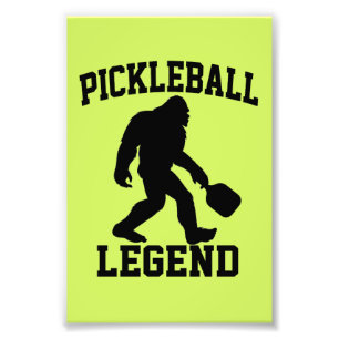 Foto Leyenda del Pickleball Divertido Pie Grande