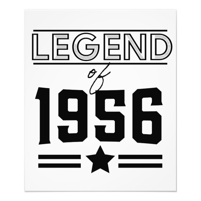 Foto Leyenda Vintage de 1956 (Frente)