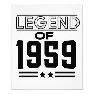 Foto leyenda vintage de 1959
