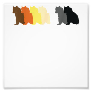 Foto LGBT: Papa Mens Gay Pride Mes - Sentando oso Gay