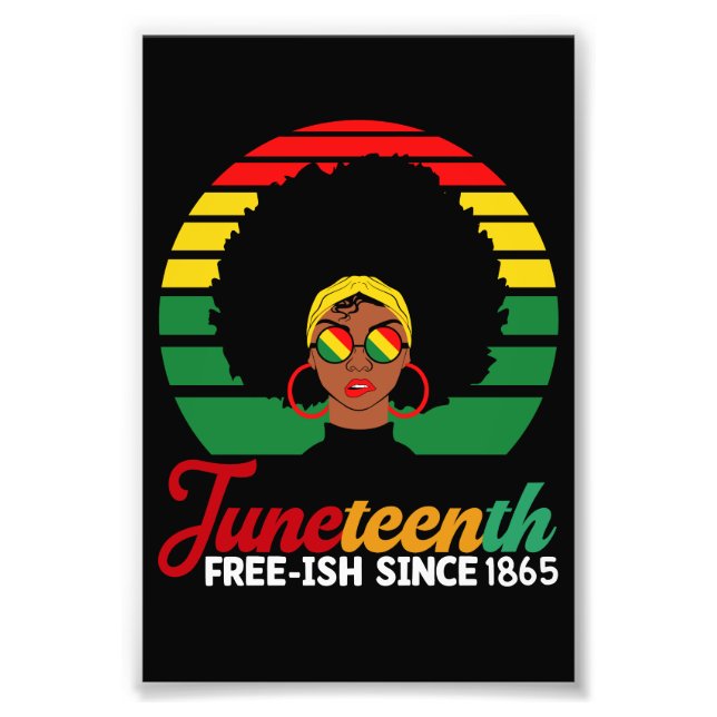 Foto Libertad Negra Gratis desde 1865 Juneteenth (Frente)
