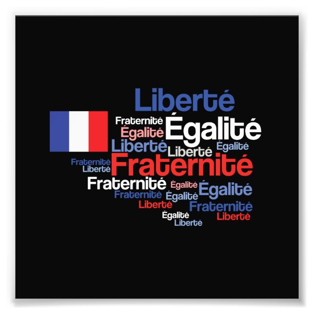 Foto Liberté, Égalité, Fraternité (Frente)