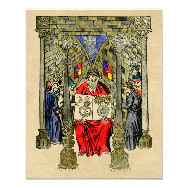 Foto Libro medieval de alquimia (Frente)