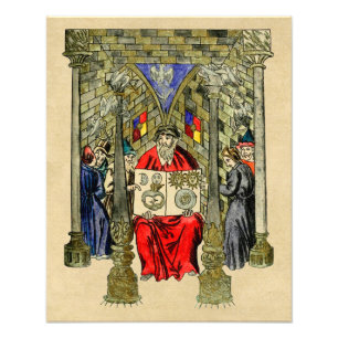 Foto Libro medieval de la alquimia