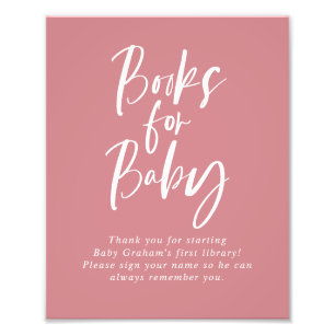 Foto Libros de Caligrafía Rosa para Letrero de Fiesta d