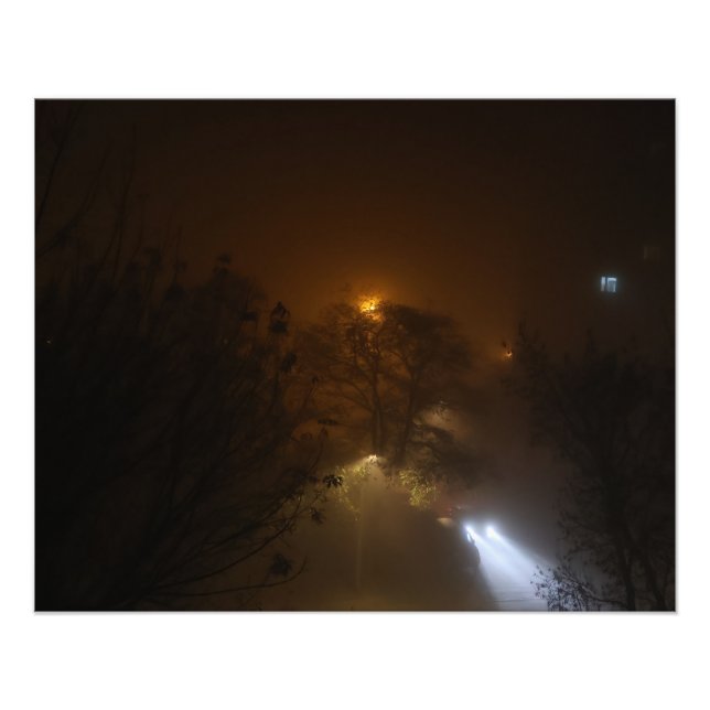 Foto Lichter im Nebel Foto-Vergrößerung (Frente)