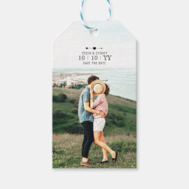 Foto ligera | Guardar La Fecha | Etiqueta de regal