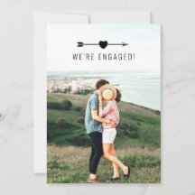 Foto ligera | Invitación de compromiso