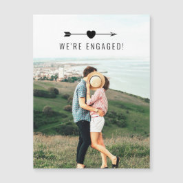 Foto ligera | Invitación de compromiso | Imán