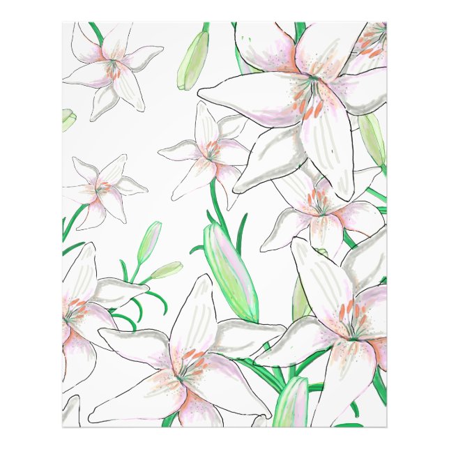 Foto Lilies blancos (Frente)