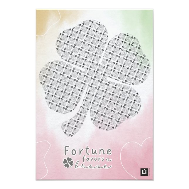 Foto Lil'Inspirations #16 - Fortune favors the brave (Frente)