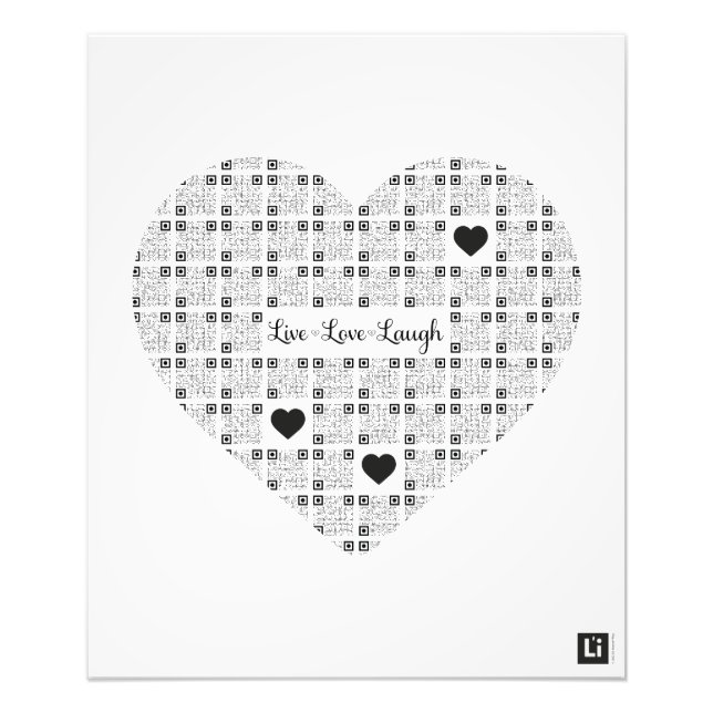 Foto Lil'Inspirations #20 - Live, Laugh, Love (Frente)