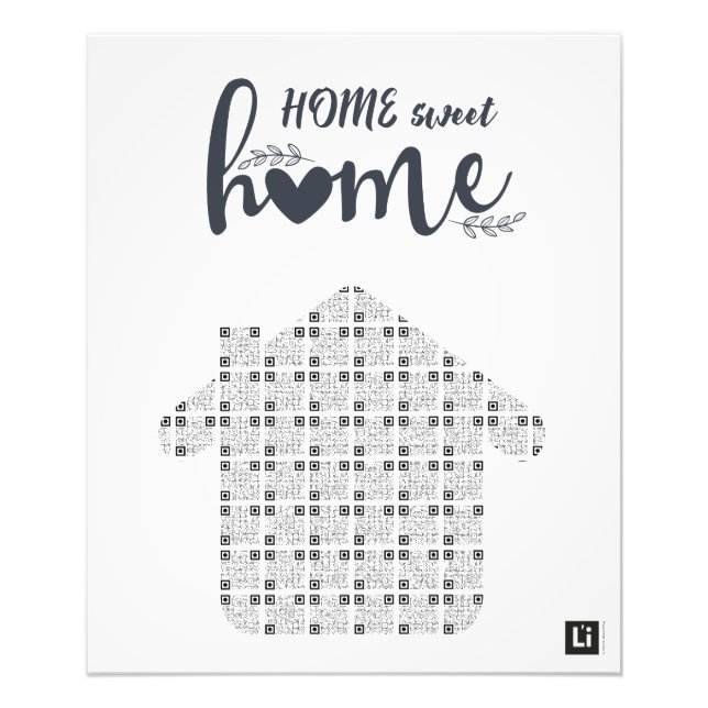 Foto Lil'Inspirations #28 - Home Sweet Home Fotodruck (Frente)