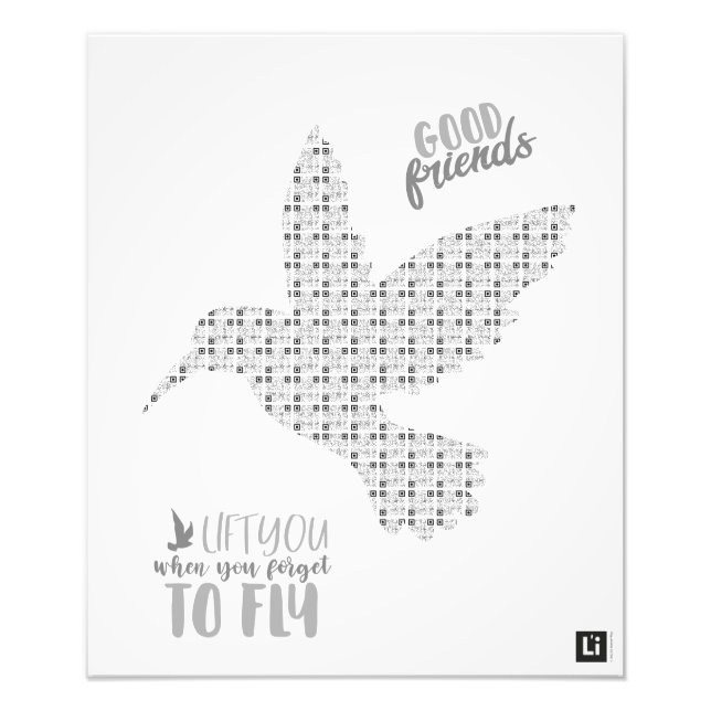 Foto Lil'Inspirations #2 - Good friends lift you... (Frente)