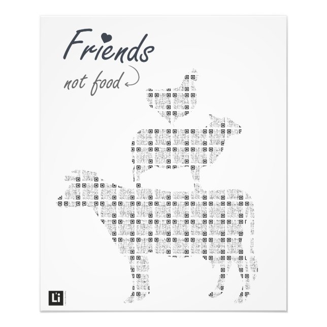 Foto Lil'Inspirations #37 - Friends, not food (Frente)