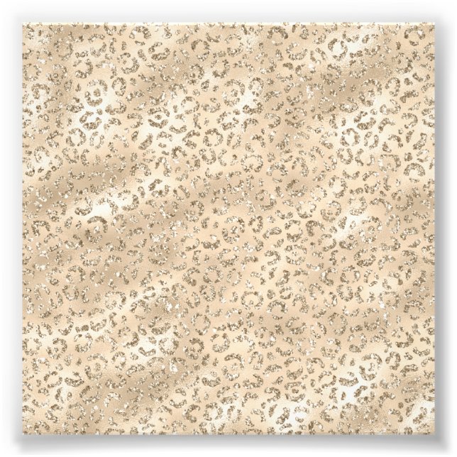 Foto Lindo patrón de estampado de piel de leopardo guep (Frente)