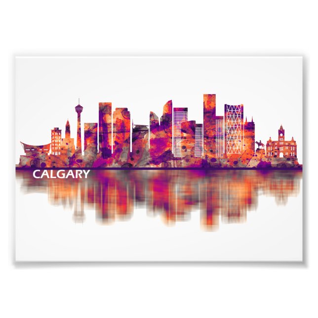 Foto Línea aérea de Calgary Canada (Frente)