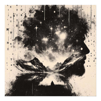 Foto Línea de perfil de la ciudad del hombre de doble e