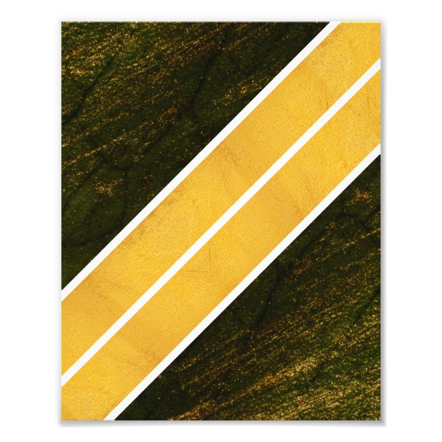Foto Líneas blancas de oro verde (Frente)