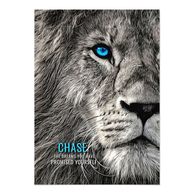 Foto Lion Chase Your Dreams (Frente)
