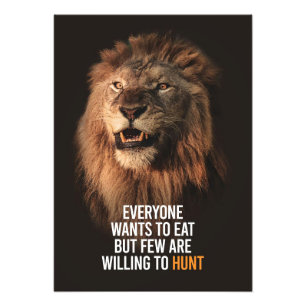 Foto Lion Dispuesto Al Éxito