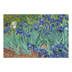 Foto Lirios, pintura al óleo floral, Vincent Van Gogh