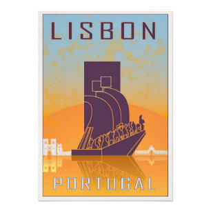 Foto Lisbon vintage poster