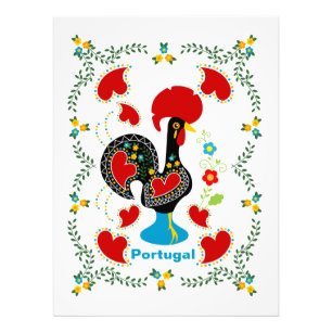Foto Lista tradicional de Portugal en negro