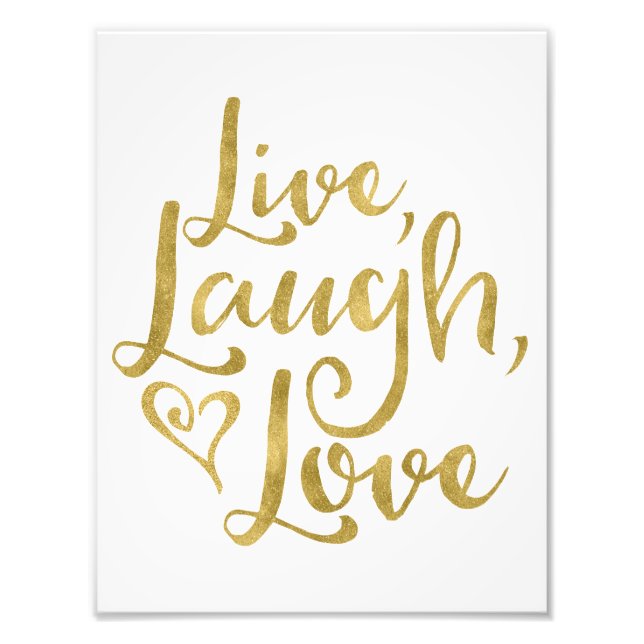 Foto Live, Laugh, Love (Frente)