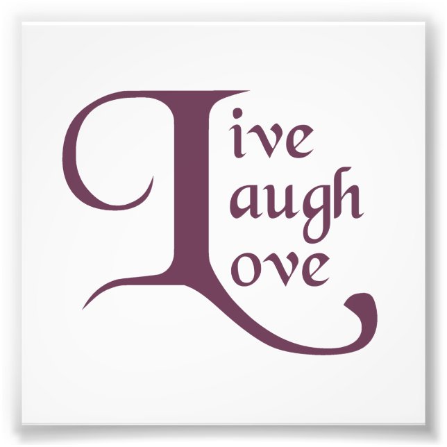 Foto Live, Laugh, Love (Frente)