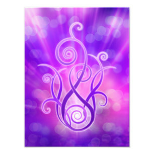 Foto Llama Violeta / Fuego Violeta