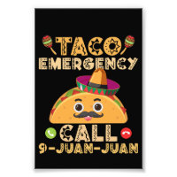 Llamada de emergencia de taco divertida Cinco de M